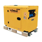 Generador Monofasico Diesel 6,5Kva + ATS - Flowmak