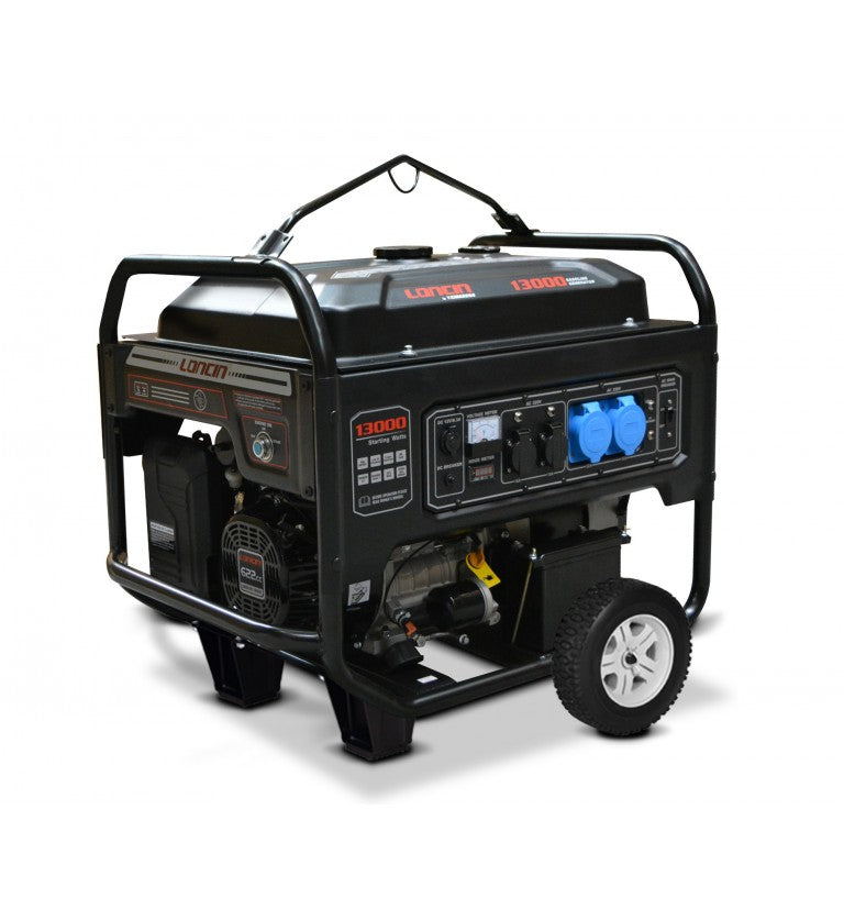 Generador Monofasico Partida Electrica Gasolina 10KVA- Loncin