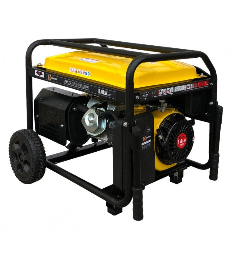 Generador eléctrico a gasolina 7,5 KVA con ATS - Krafter