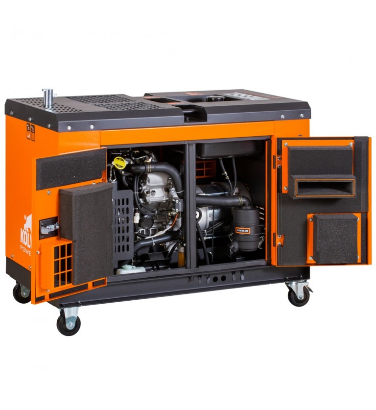 Generador eléctrico insonorizado - monofásico - diesel - GS12D - 10KVA - Kolvok