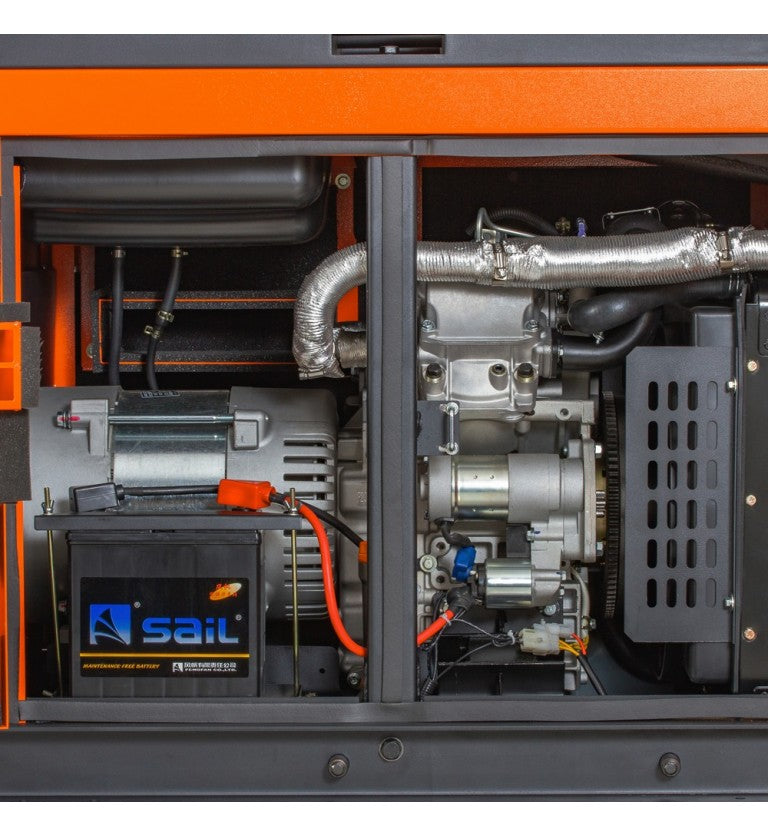 Generador eléctrico insonorizado - trifásico - diésel - GS12D3 - 12KVA - Kolvok