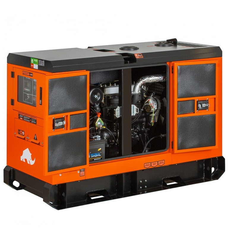 Generador eléctrico insonorizado monofásico diésel GSS14D - 12kVA - uso continuo - Kolvok
