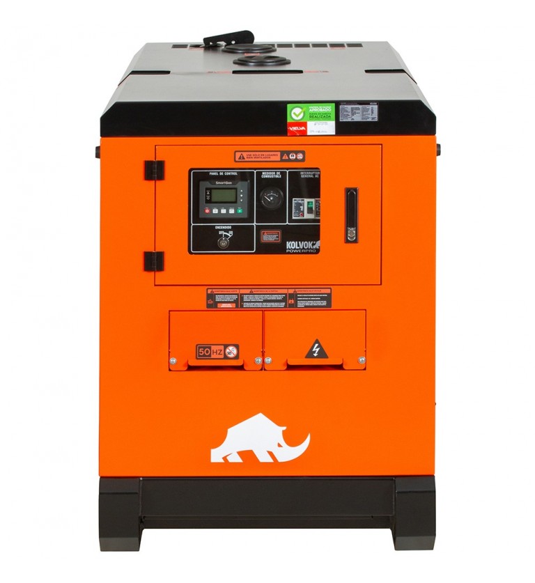 Generador eléctrico insonorizado monofásico diésel GSS18D - 18kVA - Kolvok