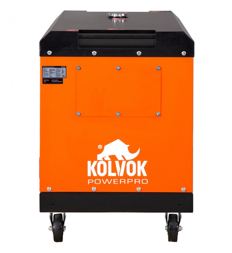 Generador eléctrico insonorizado trifásico diésel GS1400D3 - 14kVA - Kolvok