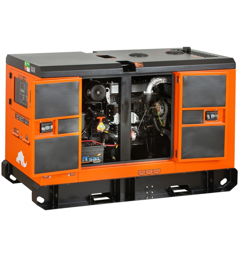 Generador eléctrico insonorizado trifásico diésel GSS22D3 - 22kVA - Kolvok