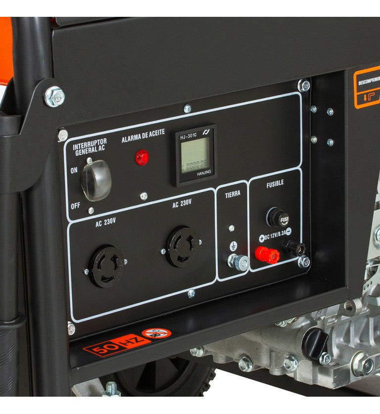 Generador eléctrico monofásico GO30D 3KVA diésel - Kolvok