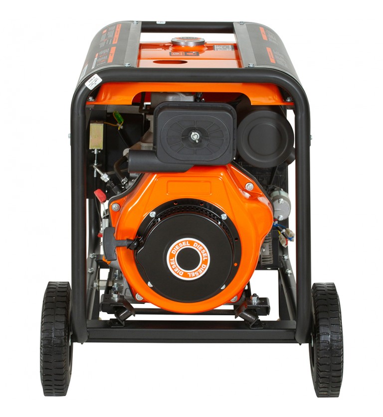 Generador eléctrico monofásico abierto diésel GO65DE - 6,5kVA - Kolvok