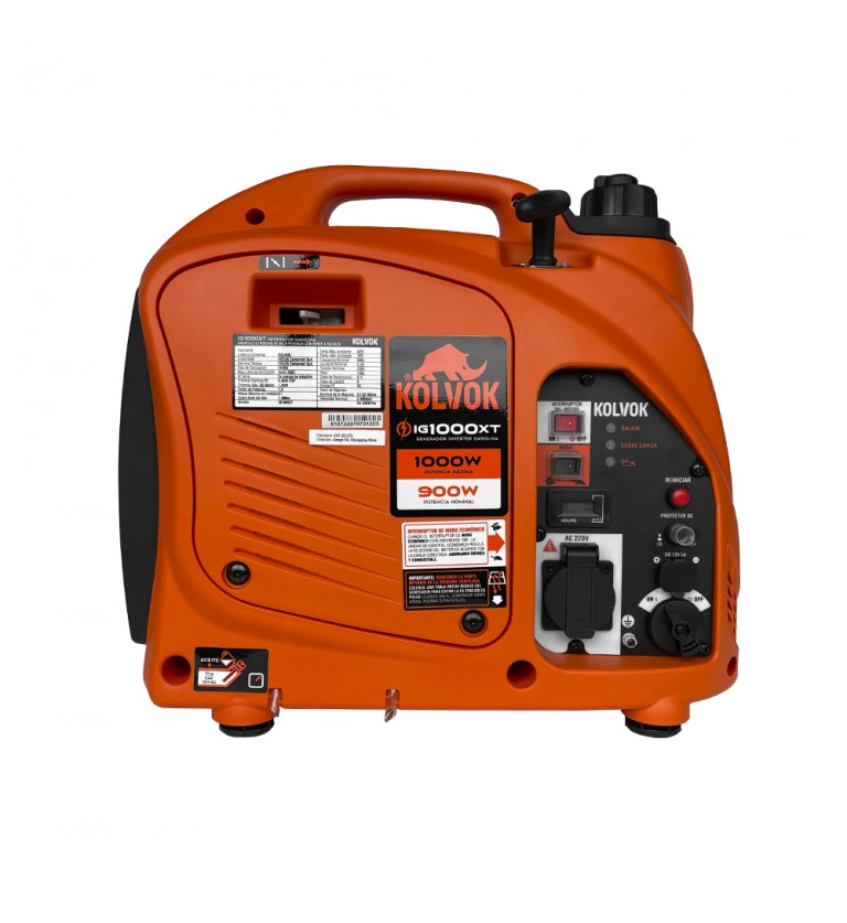Generador eléctrico monofásico gasolina 1KVA - IG1000XT – Kolvok