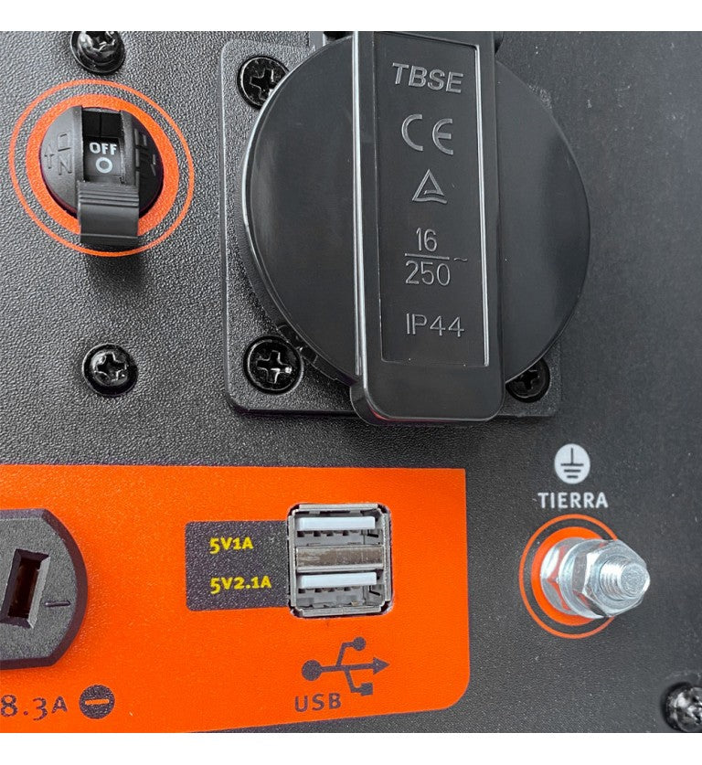 Generador eléctrico monofásico gasolina 3,5KVA - XT35IG - KOLVOK