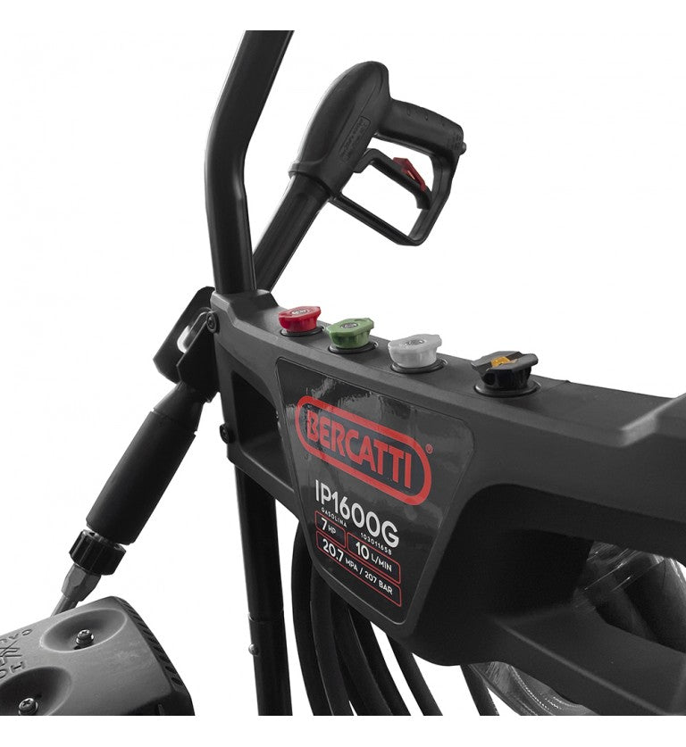 Hidrolavadora IP1600G 7HP - 207 BAR - gasolina - Bercatti