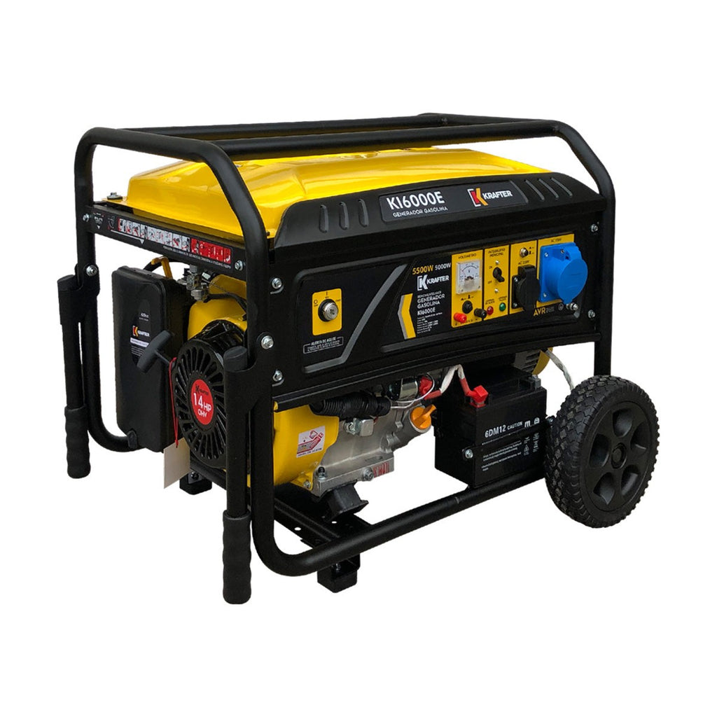 Generador eléctrico Gasolina 5,5 KVA - Krafter – vista 2