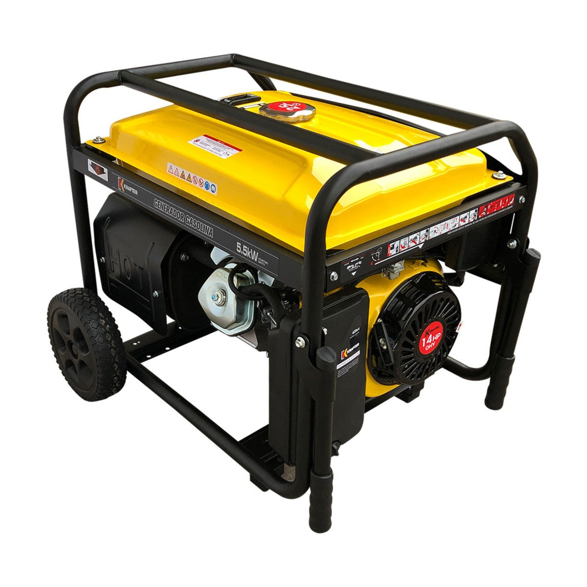 Generador eléctrico Gasolina 5,5 KVA - Krafter – vista 4