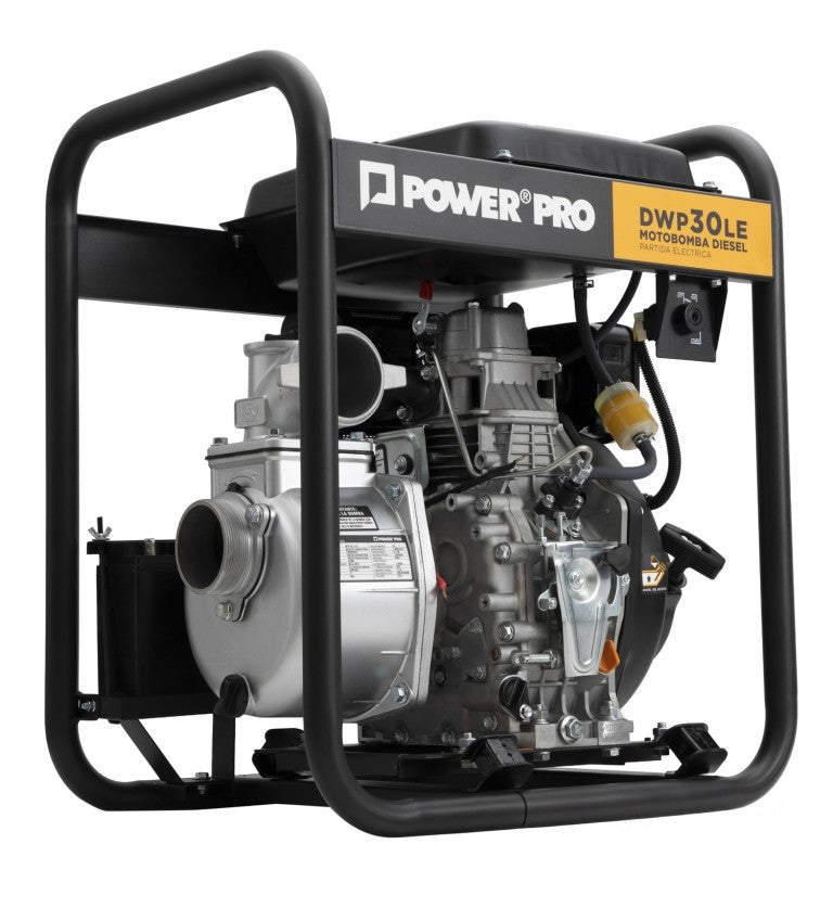 MOTOBOMBA 3” DWP30LE 6,7 HP DIESEL POWERPRO PRO