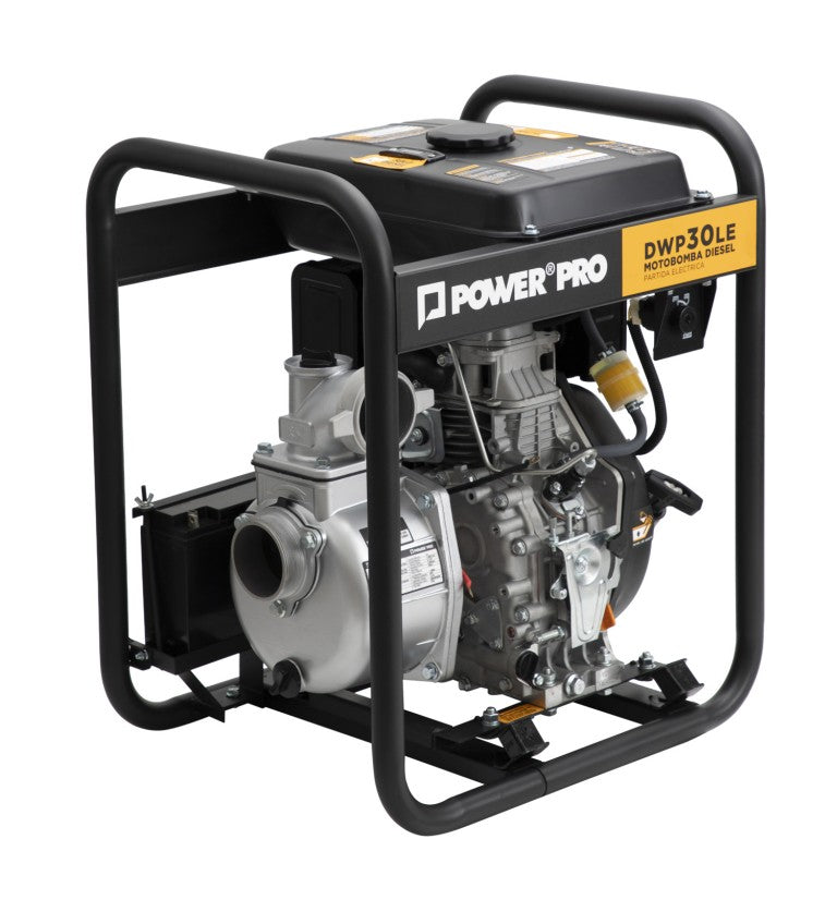 MOTOBOMBA 3” DWP30LE 6,7 HP DIESEL POWERPRO PRO