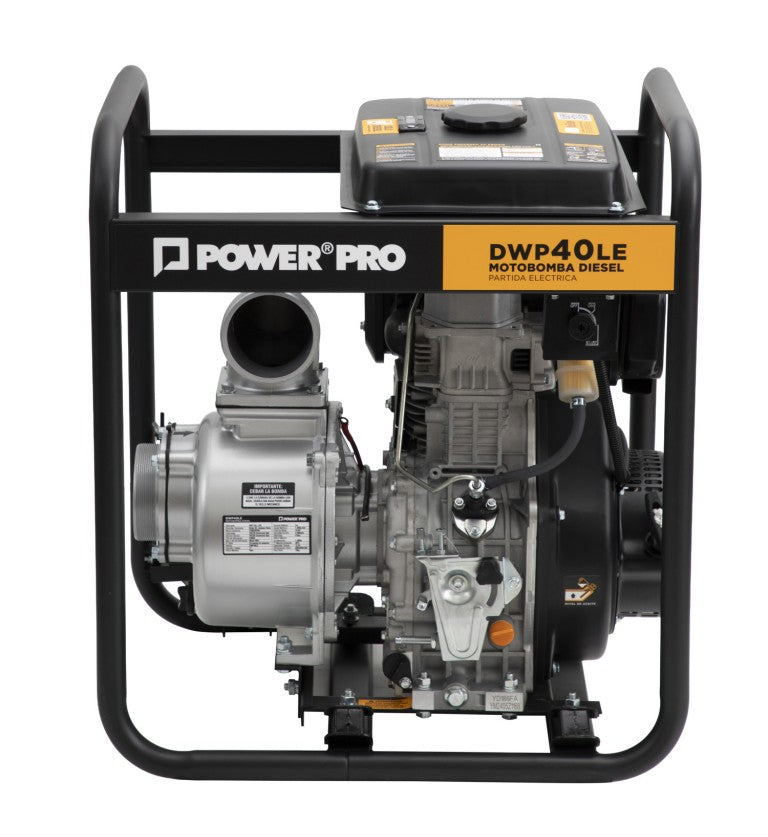 MOTOBOMBA 4” DWP40LE 10 HP DIESEL POWER PRO