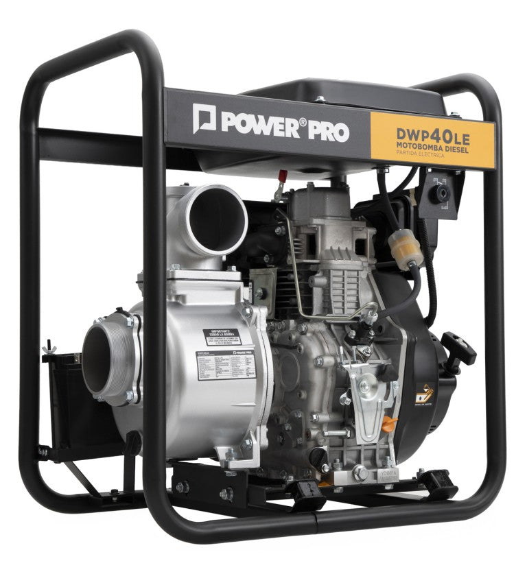 MOTOBOMBA 4” DWP40LE 10 HP DIESEL POWER PRO