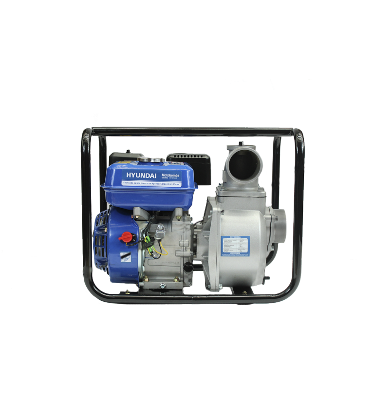 Motobomba Gasolina 3" Partida Manual Agua Limpia - Hyundai