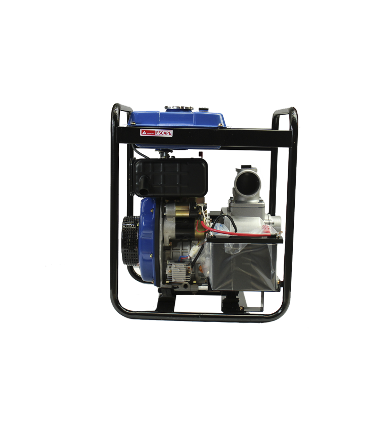 Motobomba Hyundai diésel 3" partida eléctrica agua limpia