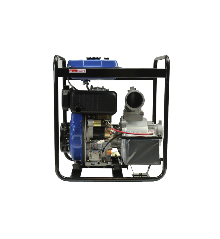 Motobomba Hyundai diésel 4" partida eléctrica agua limpia