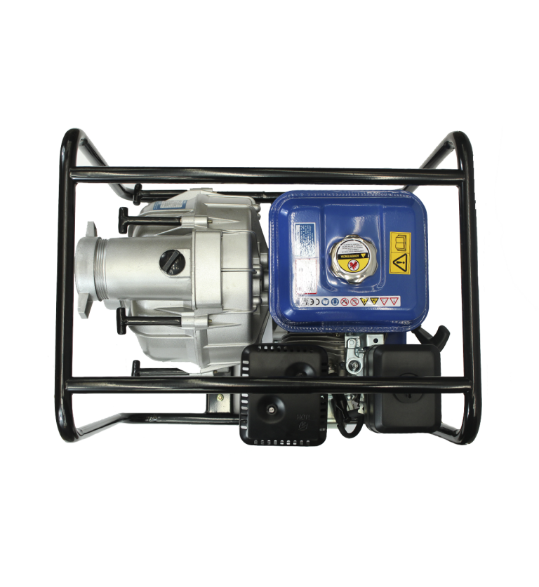 Motobomba Hyundai gasolina 3" partida manual agua sucia (trash)