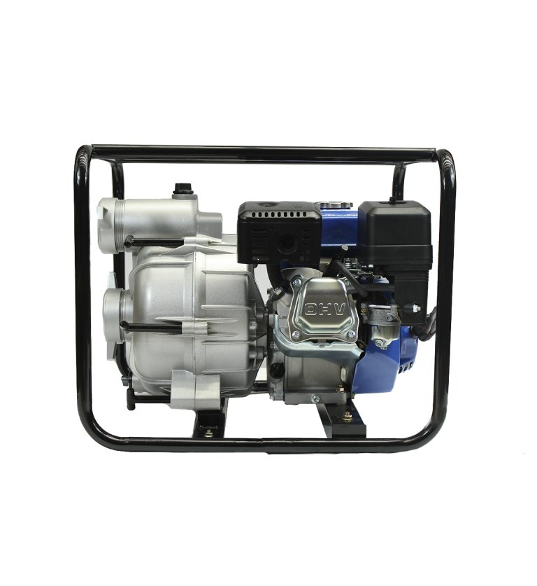 Motobomba Hyundai gasolina 3" partida manual agua sucia (trash)