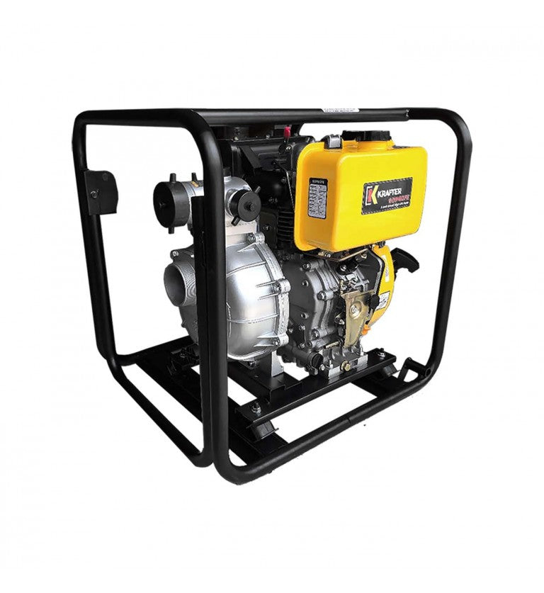 Motobomba partida eléctrica - diésel - alta presión 3X3 - Krafter