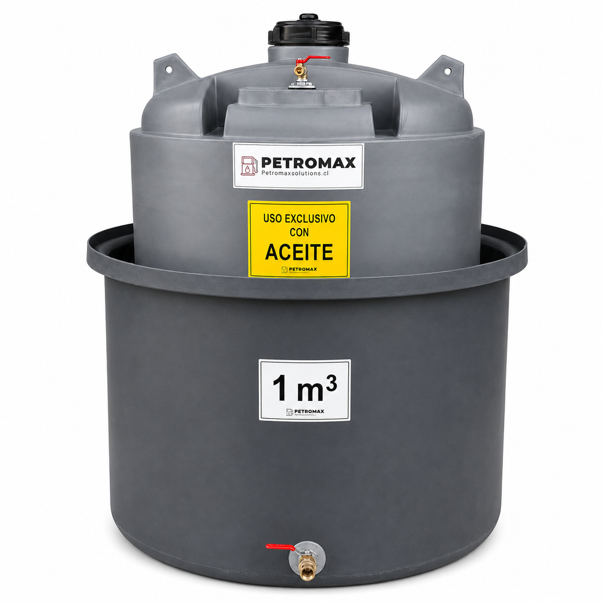 ESTANQUE ACEITE Y LUBRICANTES 1.000 LTS PETROMAX SIN SURTIDOR