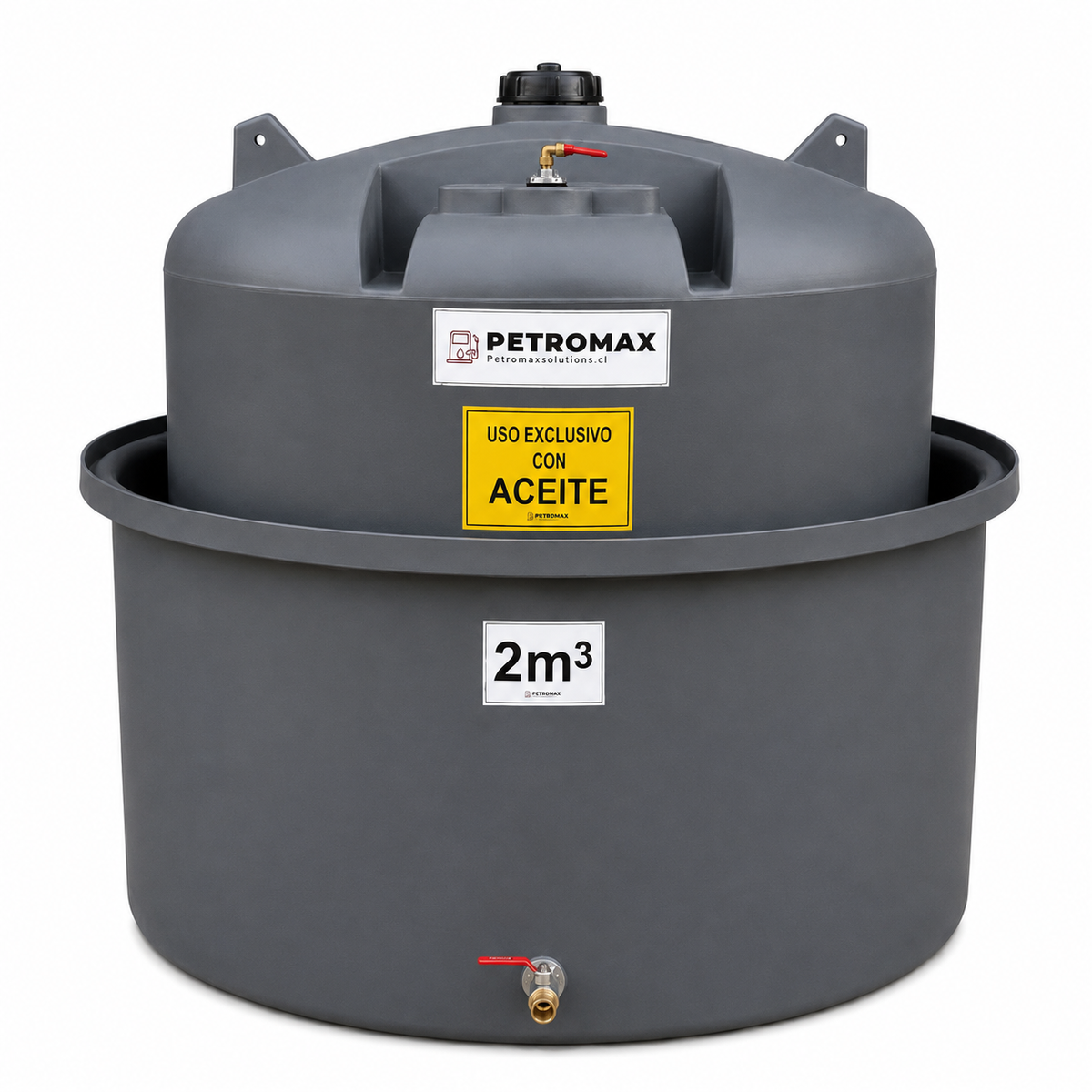 ESTANQUE ACEITE Y LUBRICANTES 2.000 LTS PETROMAX SIN SURTIDOR