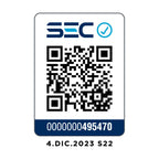 Código QR de certificación SEC folio 495470 – Generador diésel trifásico 12 kVA - Kolvok