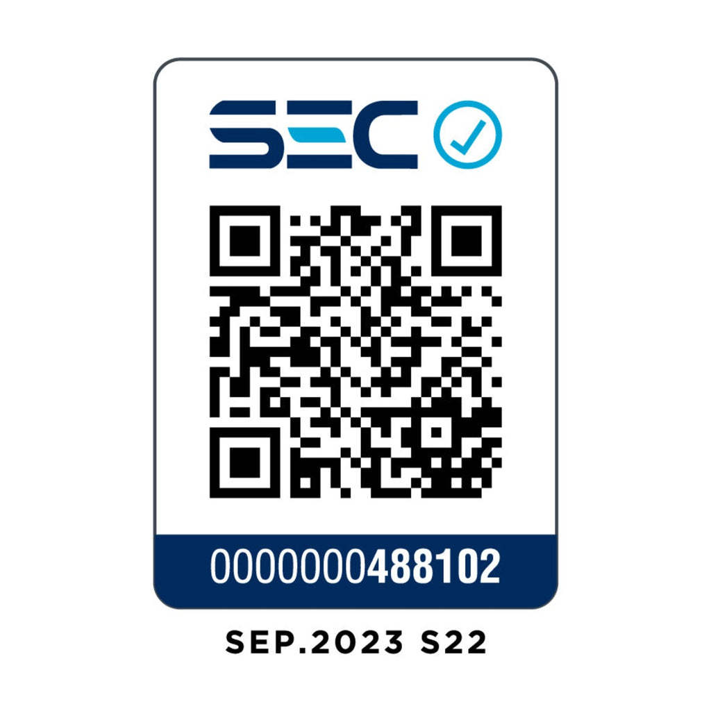 Código QR de certificación SEC folio 488102 – Generador gasolina Mono GO1200GTA - 12 KVA - KOLVOK