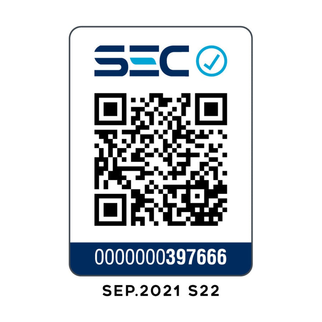 Código QR de certificación SEC folio 397666 – Generador eléctrico monofásico abierto gasolina GO55GE - 5,5kVA - Kolvok
