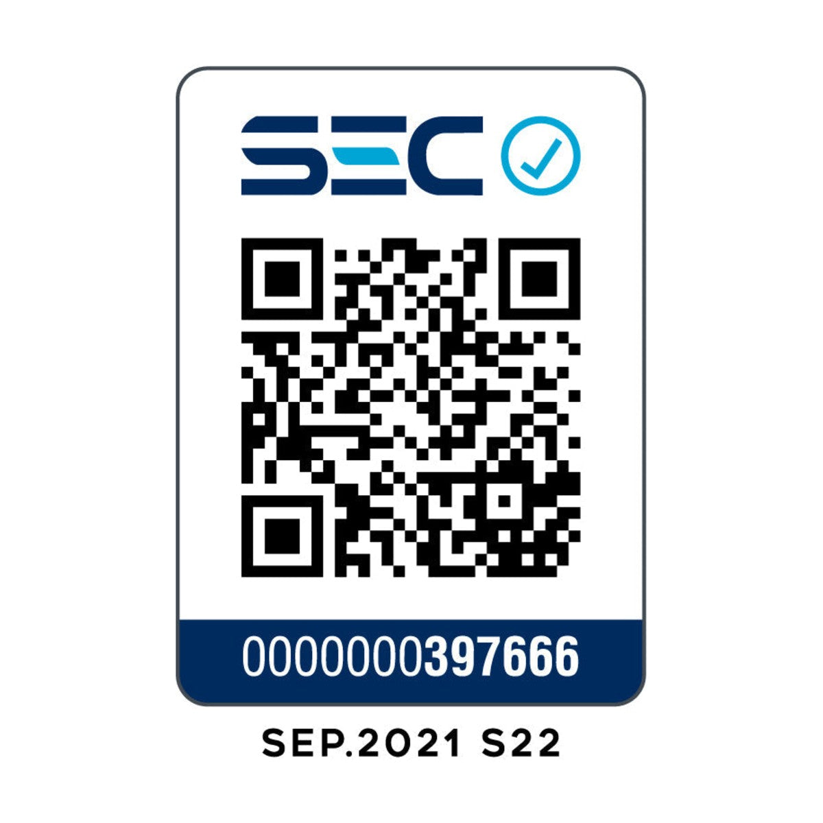 Código QR de certificación SEC folio 397666 – Generador eléctrico monofásico abierto gasolina GO55GE - 5,5kVA - Kolvok