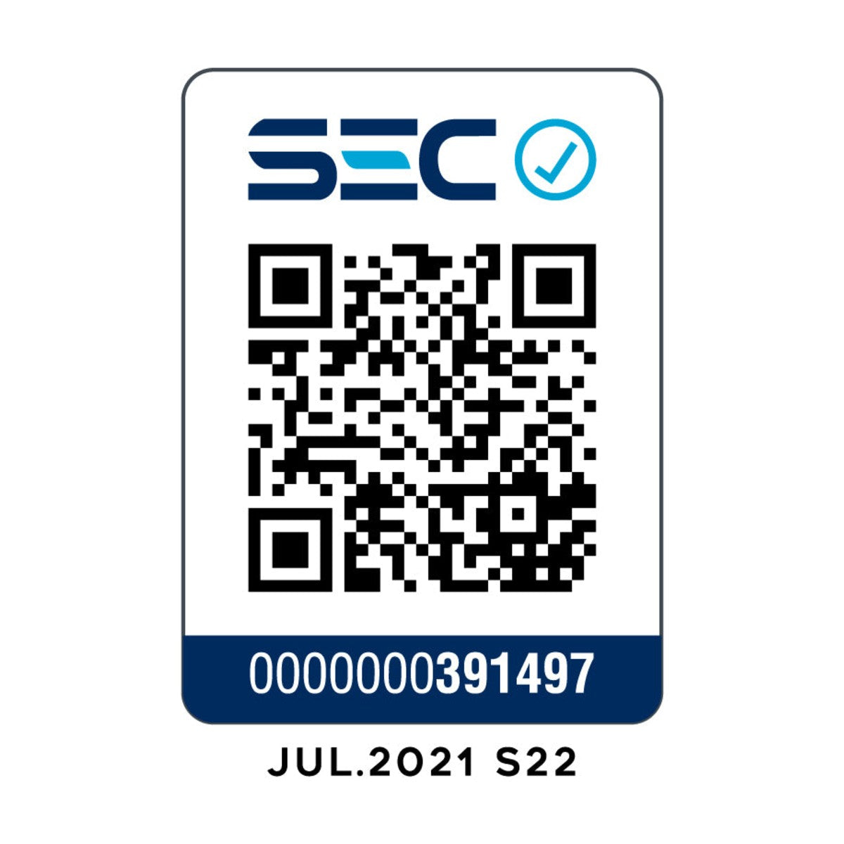 Código QR de certificación SEC folio 391497 – Generador eléctrico insonorizado monofásico diésel GS1200D - 12kVA - Kolvok