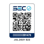 Código QR de certificación SEC folio 391479 – Generador eléctrico insonorizado trifásico diésel GS1400D3 - 14kVA - Kolvok