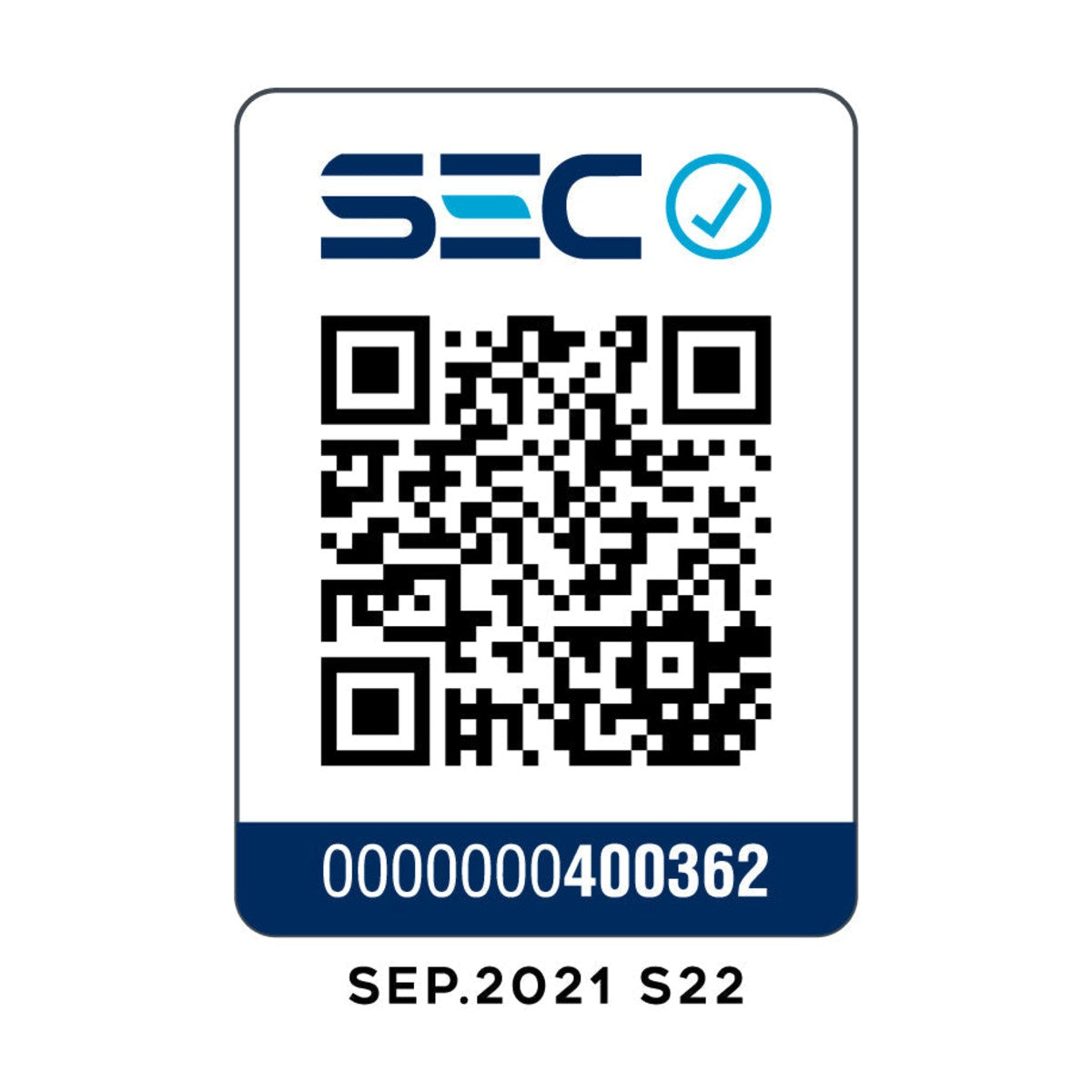 Código QR de certificación SEC folio 400362 – Generador eléctrico insonorizado monofásico diésel GS700D - 5,5KVA - Kolvok
