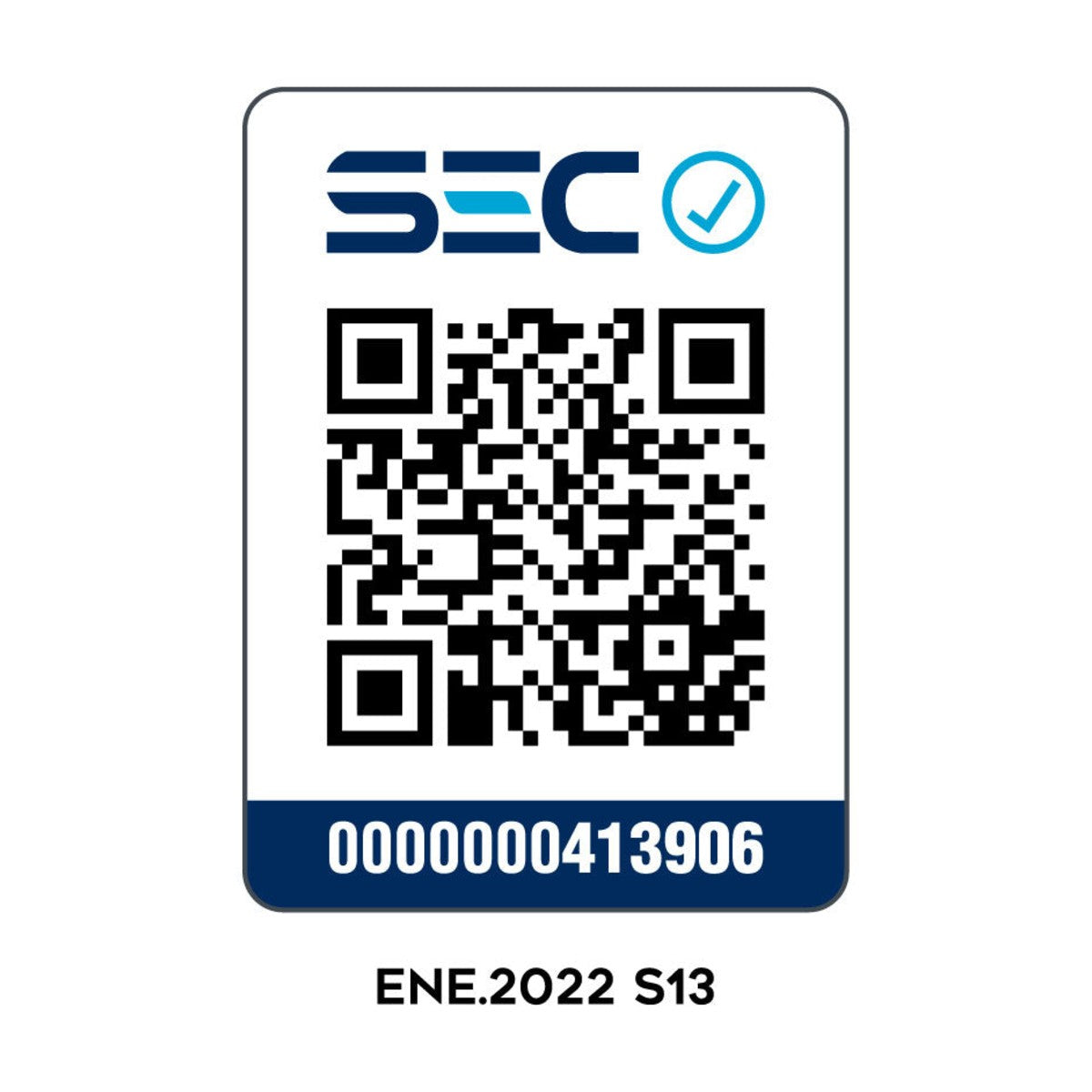 Código QR de certificación SEC folio 413906 – Motobomba 1" GWP10 3HP gasolina - Power Pro
