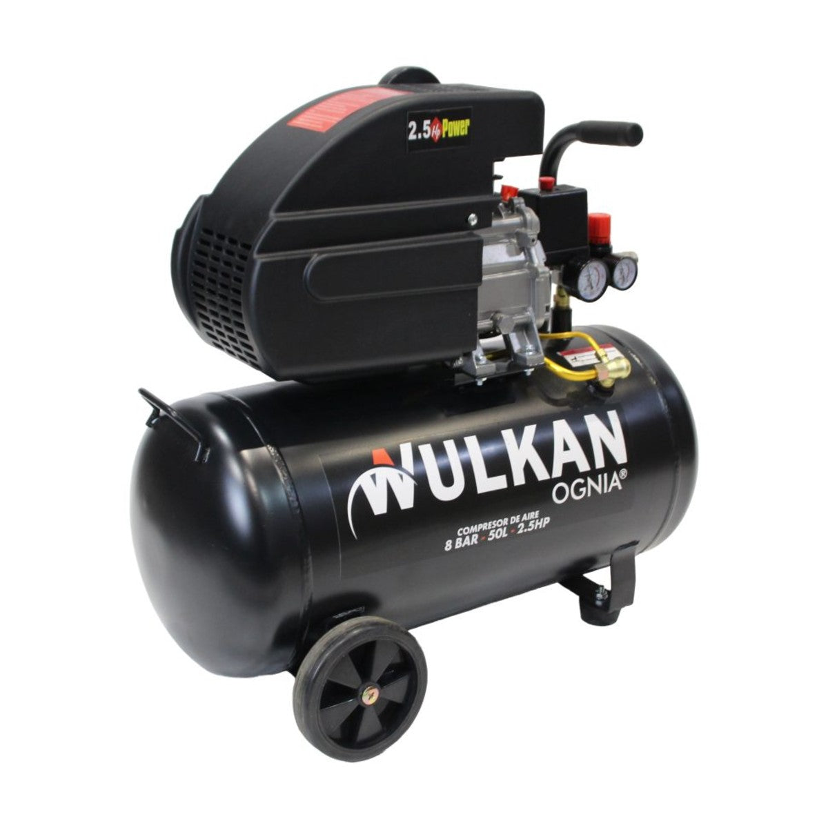 Compresor 50 LTS 2,5 HP- Wulkan – vista 2