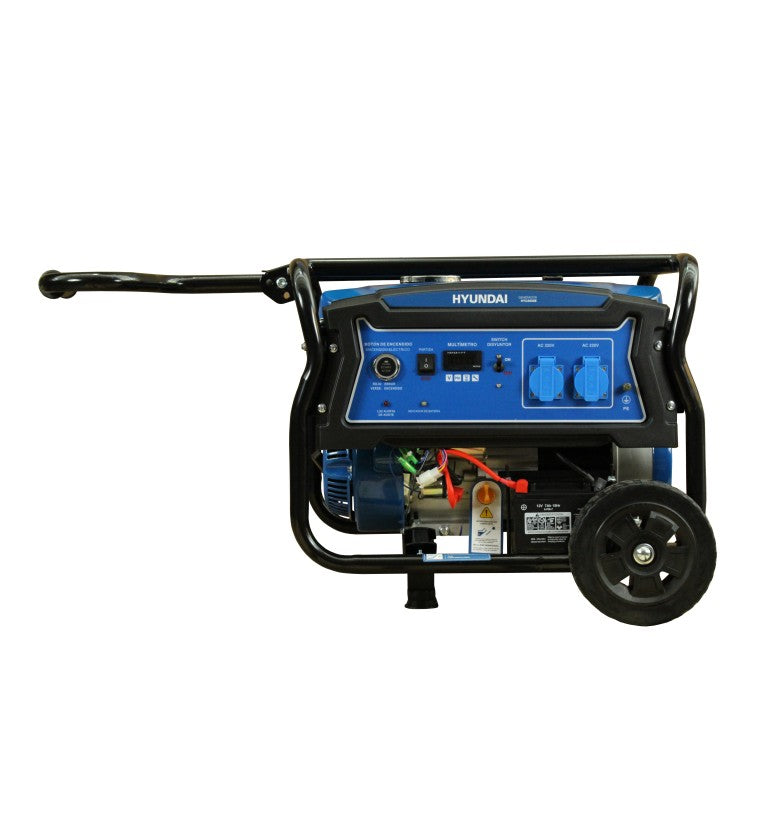 Generador Monofasico Hyundai Gasolina 2,5/2,8 KW/KVA Partida Electrica