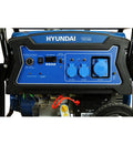 Generador eléctrico Hyundai gasolina 7,5/8,3 KW/KVA partida eléctrica monofásico abierto con ruedas