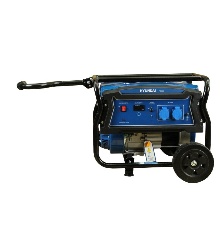 Generador Hyundai Gasolina 2/2,2 KVA/KW Partida Manual Monofasico