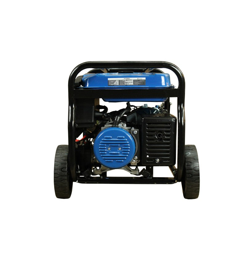 Generador eléctrico Hyundai gasolina 7,5/8,3 KW/KVA partida eléctrica monofásico abierto con ruedas