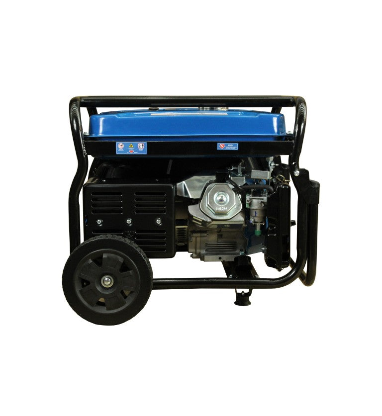 Generador eléctrico Hyundai gasolina 7,5/8,3 KW/KVA partida eléctrica monofásico abierto con ruedas