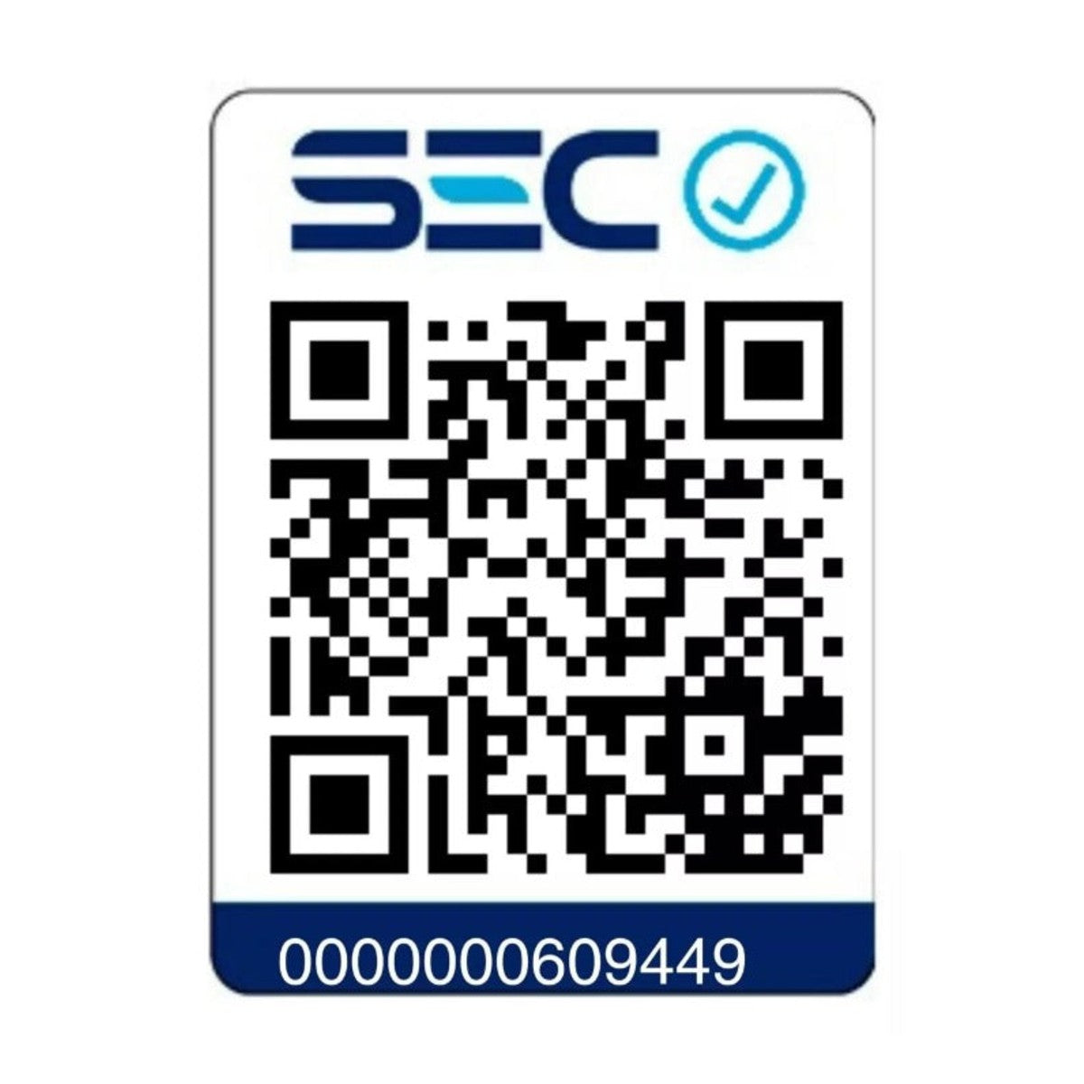 Código QR de certificación SEC folio 609449 – Podadora de altura multifunción Hyundai 43CC